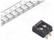 Přepínač  DIP-SWITCH  Počet sekcí  2  OFF-ON  0,025A/24VDC  pol  2