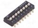 Přepínač  DIP-SWITCH  Počet sekcí  8  OFF-ON  0,025A/24VDC  pol  2
