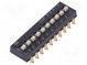 Přepínač  DIP-SWITCH  Počet sekcí  10  ON-OFF  0,025A/24VDC  SMT