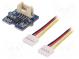 Čidlo  akcelerometr  3,3÷5VDC  ADXL345  ±16g  modul  Kanály  3
