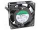 Ventilátor  AC  axiální  115VAC  80x80x25mm  37(±5%)m3/h  34,5dBA
