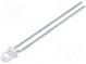 Fototranzistor  3mm  λp max  860nm  35V  12°  Čočka  průhledný