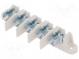 Fastony 6,3mm x3,šroubová svorka  přišroubováním  póly  5  57A