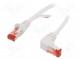 Patch cord  S/FTP  6  lanko  Cu  LSZH  bílá  10m  28AWG  -20÷65°C