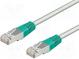 Patch cord  S/FTP  6  lanko  Cu  LSZH  šedá  3m