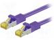 Patch cord  S/FTP  6a  lanko  Cu  LSZH  fialová  20m  26AWG