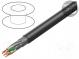 Vodič  S/FTP  7  externí  drát  OFC  4x2x23AWG  polyetylén  černá