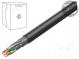 Vodič  S/FTP  7  externí  drát  OFC  4x2x23AWG  polyetylén  černá