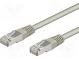 Patch cord  SF/UTP  5e  lanko  CCA  PVC  šedá  1,5m  26AWG