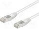 Patch cord  SF/UTP  5e  lanko  CCA  PVC  bílá  25m  26AWG