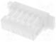 Plug  wire-board  female  SH  1mm  PIN  6  w/o contacts  for cable