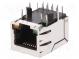 Zásuvka  RJ45  PIN  8  stíněný,s diodou LED  Uspořádání výv  8p8c