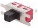 Přepínač  posuvný  pol  2  SPDT  3A/250VAC  6A/28VDC  ON-ON