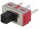 Přepínač  posuvný  pol  2  SPDT  3A/250VAC  6A/28VDC  ON-ON