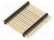 Pin header  pin strips  male  PIN  34  straight  2.54mm  THT  2x17