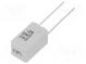Kondenzátor  metalizovaný PPS  1uF  5mm  ±5%  7,2x7,2x13mm  6V/μs