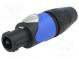 Zástrčka  reproduktorový  zásuvka  PIN  2  na kabel  30A  133V  IP54