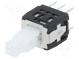 Switch  push-button  Pos  2  DPDT  0.1A/30VDC  OFF-ON  THT  SPPH
