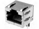 Zásuvka  RJ45  PIN  8  Kat  6a  stíněný  Uspořádání výv  8p8c  THT