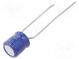 Kondenzátor  elektrolytický  THT  22uF  50VDC  Ø6,3x7mm  ±20%