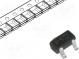 Tranzistor  P-MOSFET  unipolární  -20V  -0,1A  0,1W  SC75