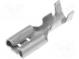Faston  plochý  4,8mm  0,5mm  zásuvka  0,3÷0,8mm2  krimpovací