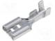 Faston  plochý  6,3mm  0,8mm  zásuvka  1,5÷2,5mm2  krimpovací