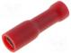 Faston  plochý  2,8mm  0,8mm  zásuvka  0,5÷1mm2  krimpovací