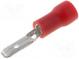 Faston  plochý  2,8mm  0,8mm  kolík  0,5÷1mm2  krimpovací  na kabel