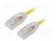 Patch cord  F/UTP,TX6A-28™  6a  drát  Cu  LSZH  žlutá  Dél  0,5m