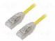 Patch cord  F/UTP,TX6A-28™  6a  drát  Cu  LSZH  žlutá  Dél  2m  28AWG