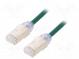 Patch cord  F/UTP,TX6A-28™  6a  drát  Cu  LSZH  zelená  Dél  5m