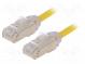 Patch cord  F/UTP,TX6A-28™  6a  drát  Cu  LSZH  žlutá  Dél  5m  28AWG