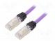 Patch cord  S/FTP,TX6A™ 10Gig  6a  lanko  Cu  LSZH  fialová  26AWG