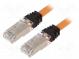 Patch cord  S/FTP,TX6A™ 10Gig  6a  lanko  Cu  LSZH  oranžová  26AWG