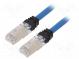 Patch cord  S/FTP,TX6A™ 10Gig  6a  lanko  Cu  LSZH  modrá  Dél  2m
