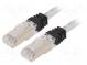 Patch cord  S/FTP,TX6A™ 10Gig  6a  lanko  Cu  LSZH  šedá  Dél  2m