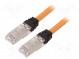 Patch cord  S/FTP,TX6A™ 10Gig  6a  lanko  Cu  LSZH  oranžová  26AWG