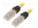 Patch cord  S/FTP,TX6A™ 10Gig  6a  lanko  Cu  LSZH  žlutá  Dél  2m