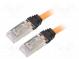 Patch cord  S/FTP,TX6A™ 10Gig  6a  lanko  Cu  LSZH  oranžová  26AWG