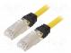 Patch cord  S/FTP,TX6A™ 10Gig  6a  lanko  Cu  LSZH  žlutá  Dél  3m