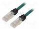 Patch cord  S/FTP,TX6A™ 10Gig  6a  lanko  Cu  LSZH  zelená  Dél  5m