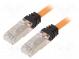 Patch cord  S/FTP,TX6A™ 10Gig  6a  lanko  Cu  LSZH  oranžová  26AWG
