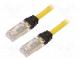 Patch cord  S/FTP,TX6A™ 10Gig  6a  lanko  Cu  LSZH  žlutá  Dél  5m