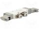 Elektromagnetický ventil  5/3, střední poloha uzavřená  10mm