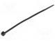 Cable tie  externally serrated  L  100mm  W  2.5mm  polyamide  80N