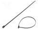 Cable tie  double  L  305mm  W  4.7mm  polyamide  180N  black  T50IDH