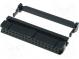 Plug  IDC  female  PIN  34  IDC  for ribbon cable  1.27mm  black
