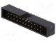 Socket  IDC  male  PIN  24  straight  THT  gold-plated  2mm  black