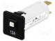 Jistič  240VAC  48VDC  12A  SPST  Póly  1  na panel,SNAP-IN  Ø16mm
